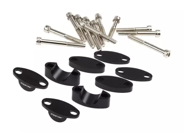 Pontets reglables 28.6 mm Noir