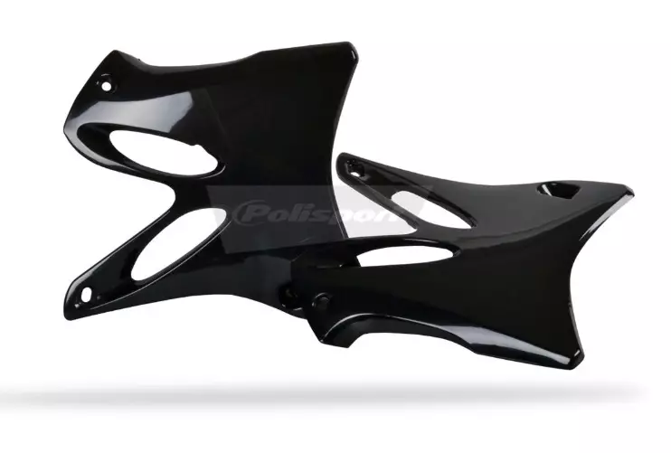Ouies de radiateurs Polisport Noir Yamaha 125 YZ