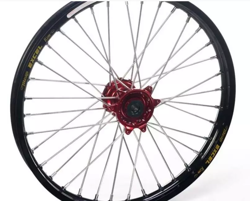 Roue avant 21x1,60 Haan Wheels /Excel Jante noire moyeu Rouge Gas Gas 250 MC