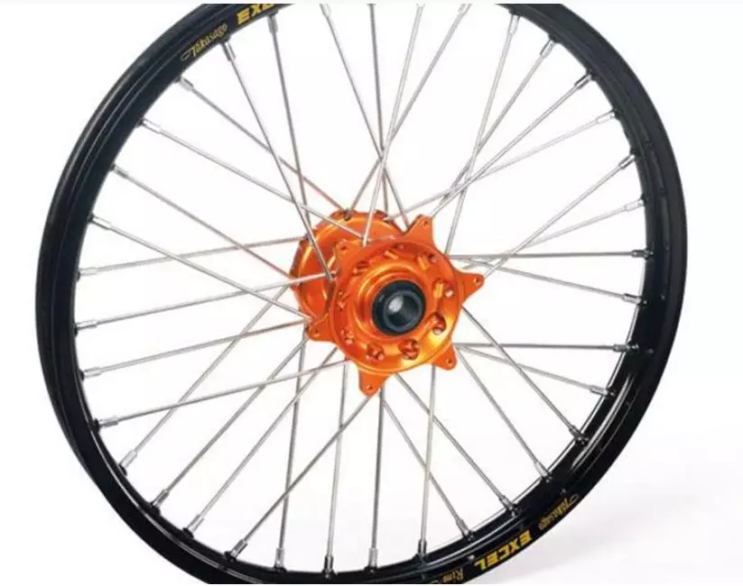 Roue avant 21x1,60 Haan Wheels /Excel jante noire moyeu Orange KTM 505 EXC-F