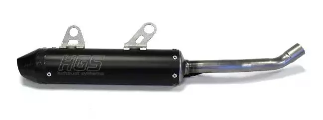 Silencieux HGS cross Noir embout carbone Husqvarna 125 TC